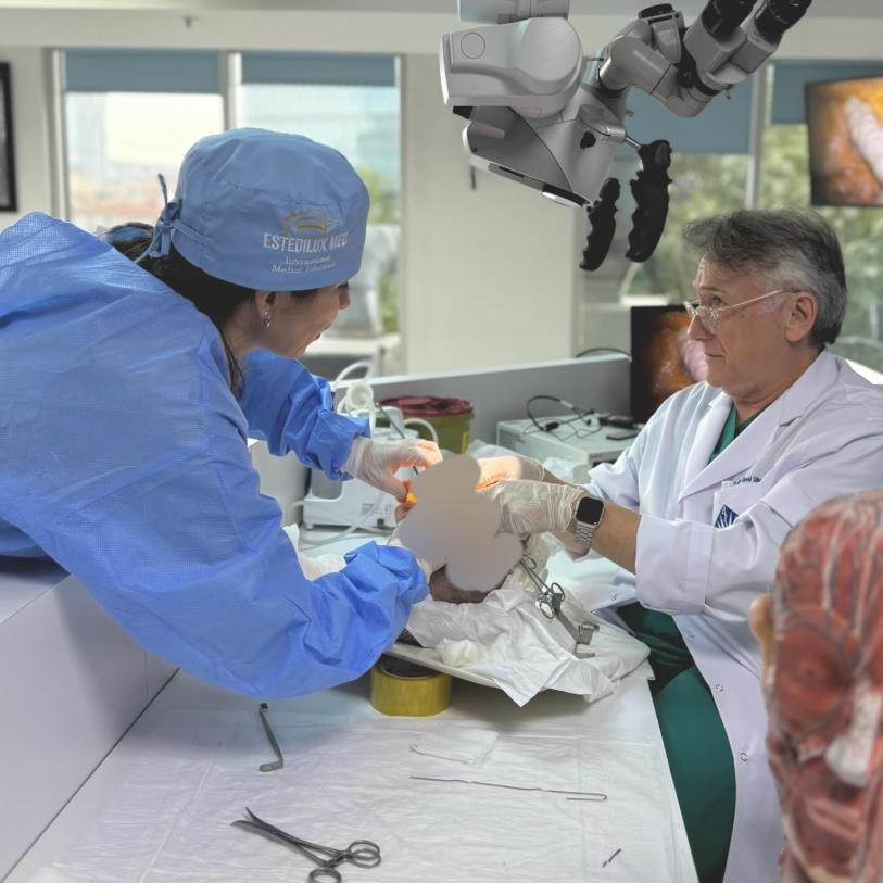 Пошаговый 3-й курс по Ринопластике Cadaver Course и живая хирургия